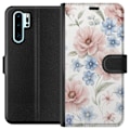 Miniatyrbilde 1 av 3: Huawei P30 Pro Lommeboketui Romantiske blomster