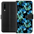 Miniatyrbillede 1 af 3: Huawei P30 Tegnebogsetui Midnat Have