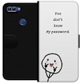 Miniatyrbild 1 av 3: Huawei P smart Plånboksfodral You Don’t Know My Password – edgy textmotiv med attityd