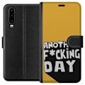 Pikkukuva 1 / 3: Huawei P30 Lompakkokotelo Another Day Tekstimotiivi Huumori Katumuoti Graafinen Rohkea Tyyli Suosittu Elämäntapa Kaupunkimuoti Design