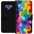 Miniatyrbild 1 av 3: Samsung Galaxy Note9 Plånboksfodral Color Splash Abstrakt Konst Design Färgstarkt Mönster Modern Populär Väggkonst Grafiskt Trend