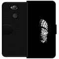 Miniatyrbillede 1 af 3: Sony Xperia XA2 Tegnebogsetui Keffiyeh-mønster - klassisk sort-hvid palæstinensisk tørklæde med kulturel betydning
