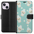 Miniatyrbild 1 av 3: Apple iPhone 15 Plus Plånboksfodral Labubu Candy Vibes – S