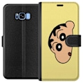 Pikkukuva 1 / 3: Samsung Galaxy S8 Lompakkokotelo Peeking Shinchan