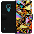 Miniatyrbild 1 av 3: Motorola Moto E7 Plånboksfodral 3D Guld