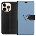 Miniatyrbillede 1 af 3: Apple iPhone 15 Pro Tegnebogsetui Hjerte