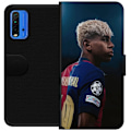 Miniatyrbilde 1 av 3: Xiaomi Redmi Note 9 4G Lommeboketui Lamine Yamal - Barcelonas