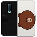 Miniatyrbillede 1 af 3: OnePlus 8 Tegnebogsetui line friends brown