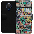 Miniatyrbillede 1 af 3: Nokia G20 Tegnebogsetui Minecraft Kunst