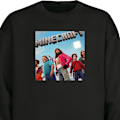 Miniatyrbilde 1 av 3: Sweatshirt for Barn | Myk og Klassisk Collegegenser A Minecraft Movie svart one size
