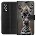 Miniatyrbillede 1 af 3: OnePlus Nord 2 5G Tegnebogsetui Giraf Dyretema Afrika Natur Grafisk Motiv Savanne Vilde Dyr Populær Vægkunst Eksotisk Tema