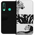 Miniatyrbillede 1 af 3: Huawei P40 lite E Tegnebogsetui Leopard Faces