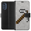 Miniatyrbillede 1 af 3: Motorola Moto E32s Tegnebogsetui Minecraft Værktøjer