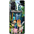 Pikkukuva 1 / 3: Xiaomi Redmi Note 11 Pro Läpinäkyvä kuori Minecraft-matkapuhelinkotelo metsällä ja pikselityylisillä hahmoilla
