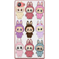 Miniatyrbilde 1 av 3: Sony Xperia Z5 Compact Gjennomsiktig deksel Labubu Pink Monste
