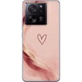 Kompatibelt Mobildeksel til Xiaomi 13T Rosehjerte rosa