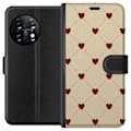 Miniatyrbild 1 av 3: OnePlus 11R Plånboksfodral Heart Grid