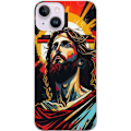 Pikkukuva 1 / 3: Apple iPhone 15 Plus Läpinäkyvä kuori Jeesus ja Kortti - us