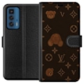 Miniatyrbillede 1 af 3: Motorola Edge 20 Pro Tegnebogsetui Plush Luxe