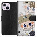 Miniatyrbild 1 av 3: Apple iPhone 15 Plus Plånboksfodral Labubu Minimal Mood – E