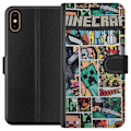 Miniatyrbilde 1 av 3: Apple iPhone X Lommeboketui Minecraft Kunsthåndverk