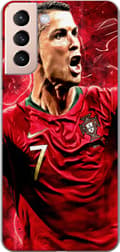 Kompatibelt Mobilskal till Samsung Galaxy S21 Ronaldo