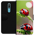 Pikkukuva 1 / 3: Nokia 2.4 Lompakkokotelo Leppäkerttu Hyönteinen Onni Symboli Luontoaihe Suosittu Graafinen Motiivi Koristelu Kesäkiertue