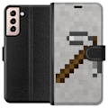 Miniatyrbillede 1 af 3: Samsung Galaxy S21 Tegnebogsetui Minecraft Værktøjer