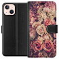 Miniatyrbillede 1 af 3: Apple iPhone 13 Tegnebogsetui Blomster