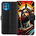 Pikkukuva 1 / 3: Motorola Edge S Lompakkokotelo Jeesus ja Kortti - uskonnolline