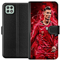 Pikkukuva 1 / 3: Samsung Galaxy A22 5G Lompakkokotelo Ronaldon Taidot - CR7 Suu