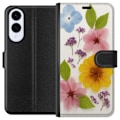 Miniatyrbild 1 av 3: Samsung Galaxy S25 Edge Plånboksfodral Pressade blommor
