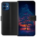 Kompatibelt Plånboksfodral till Apple iPhone 12 Solnedgång
