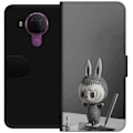 Miniatyrbillede 1 af 3: Nokia 5.4 Tegnebogsetui Pop Mart MEGA LABUBU LABUBU Sketch 1000%