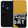 Pikkukuva 1 / 3: Huawei P Smart Z Lompakkokotelo Another Day Tekstimotiivi Huumori Katumuoti Graafinen Rohkea Tyyli Suosittu Elämäntapa Kaupunkimuoti Design