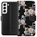 Miniatyrbillede 1 af 3: Samsung Galaxy S22 5G Tegnebogsetui Blomster