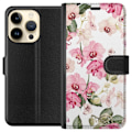 Miniatyrbild 1 av 3: Apple iPhone 15 Pro Plånboksfodral Blommor