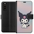 Miniatyrbillede 1 af 3: Sony Xperia 10 II Tegnebogsetui Kawaii Sanrio Kuromi