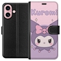 Miniatyrbillede 1 af 3: Apple iPhone 16 Tegnebogsetui Kuromi Kawaii