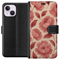 Miniatyrbilde 1 av 3: Apple iPhone 15 Plus Lommeboketui Rose Blomst