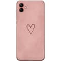 Kompatibelt Mobildeksel til Samsung Galaxy A04 Rosa hjerte rosa