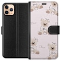 Miniatyrbillede 1 af 3: Apple iPhone 11 Pro Max Tegnebogsetui Teddy Dior Vibes - luksuriøs bamse i modetil