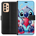 Pikkukuva 1 / 3: Samsung Galaxy A53 5G Lompakkokotelo Strawberry Stitch