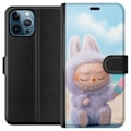 Miniatyrbild 1 av 3: Apple iPhone 12 Pro Plånboksfodral Labubu Pink Mood – Rosa