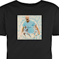 Miniatyrbillede 3 af 3: T-shirt til Voksen | Klassisk Voksen T-shirt Erling Haaland sort S