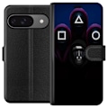 Miniatyrbillede 1 af 3: Google Pixel 9 Pro Tegnebogsetui Squid Game Sæson 3 Nye Ikon Populær Serie TV Motiv Asiatisk Drama Trend Iconisk Grafisk Design