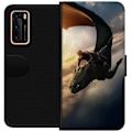 Miniatyrbillede 1 af 3: Huawei P40 Tegnebogsetui Drage Træner