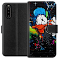 Miniatyrbillede 1 af 3: Sony Xperia 10 II Tegnebogsetui Kalle Anka Graffiti Disney Design Sjovt Børnemotiv Farve Grafisk Populær Serie Ikonisk Disneyfigur