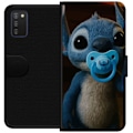 Pikkukuva 1 / 3: Samsung Galaxy A03s Lompakkokotelo Stitch & Napp - vauvateema söpöllä hahmolla