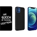 Miniatyrbillede 3 af 9: Apple iPhone 12  Tegnebogsetui Dronning af alting
